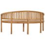Banana Bench 180 cm Solid Teak Wood Image 2