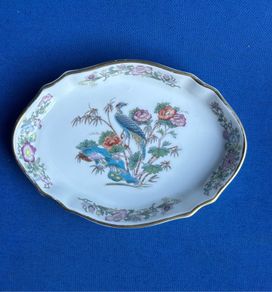 Wedgwood Bone China Kutani Crane Trinket Dish