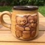 Vintage Bear Mugs Pair Image 3