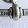 Victorian Albert  Solid Silver Albert Watch Chain "N.G.R.CO.REG" Birmingham or Chester. length 12" - 41,9g Image 6