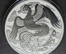 2022 Australia Phoenix Chinese Myths & Legends 1 oz silver coin Perth Mint