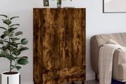 Highboard Smoked Oak 69.5x31x115 cm Engineered Wood
