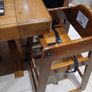 wooden high chair with harness Image 4