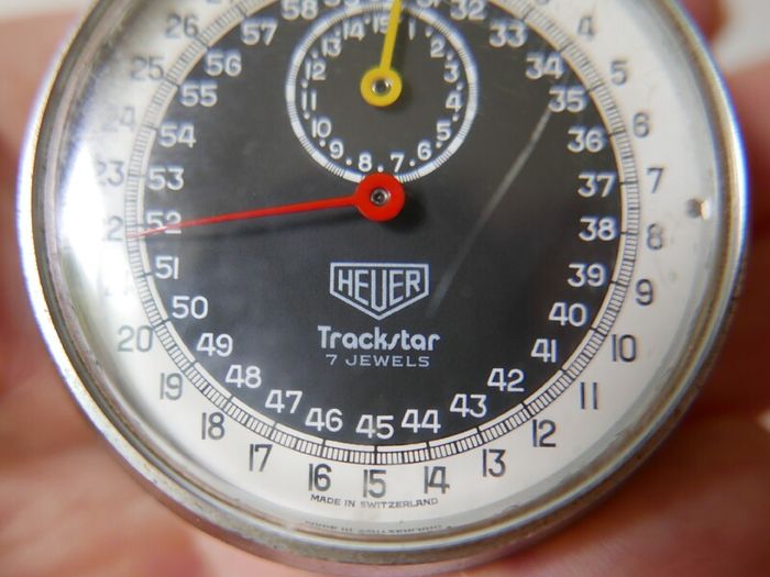 Vintage Heuer Trackstar Timer Stopwatch-works well