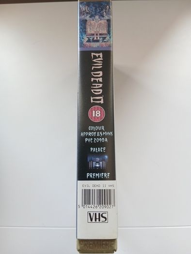 Evil Dead 2 Kiss Your Nerves Goodbye Film On Large Box Rental Version (Not Ex Rental)