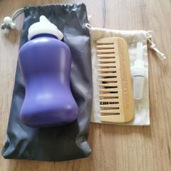 Peri bottle, birth comb snd winner flow breathing device