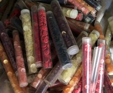 2 x crates full of buttons