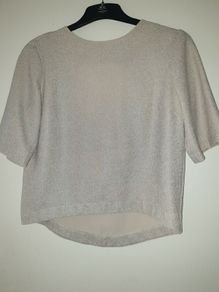 Silver ladies top uk10