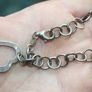 Vintage 925 Sterling Silver Open Heart Clasp Link Chain Bracelet 8,4" Image 4