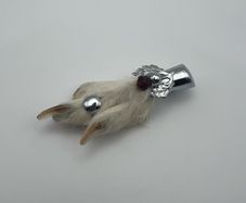 Vintage Grouse Foot Brooch - Scottish Mizpah Pin Circa 1950s