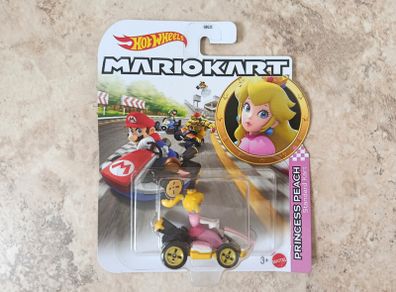 Hot Wheels Mariokart - Princess Peach Diecast Car Pink GBG28 Nintendo Mattel New
