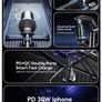 Essager 30W USB C Car Charger Type C Quick Charger PD QC 3.0 SCP 5A Fast Charging Car Phone Charge For iPhone Xiaomi Samsung Image 2