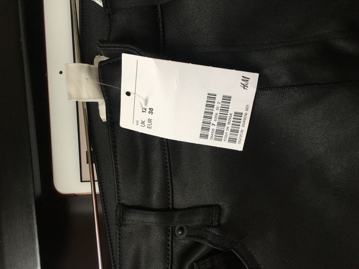 H&M skinny coated jeans, size 12 , new