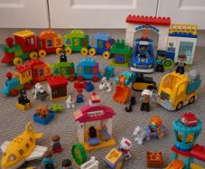 Duplo Police Fire station Airport Train