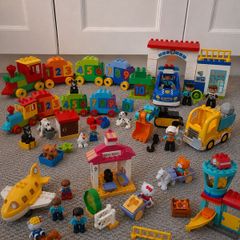 Duplo Police Fire station Airport Train