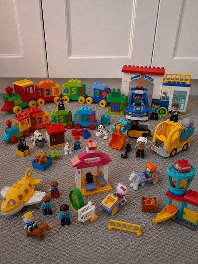 Duplo Police Fire station Airport Train