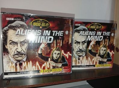 Aliens In The Mind (3-CD Audiobook 1977) BBC Classic Radio Sci-Fi Vincent Price Peter Cushing E/C