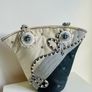 Rare Mary Frances Nautical Shoulder Tote Designer Bag Image 8