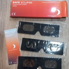 Solar eclipse watching glasses