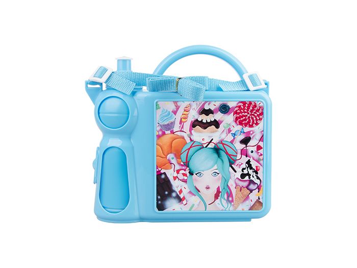 Personalised Children's Lunchbox with Water Bottle and Handle - Blue back to school stationary