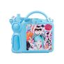 Personalised Children's Lunchbox with Water Bottle and Handle - Blue back to school stationary Image 4