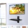Floating Shelf Wall Bracket with Strengthened Tempered Glass for DVD Players/Cable Boxes/Games Consoles/TV Accessories 1 Shelf (MULTIPLE SIZES) Image 7