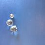 Navy blue bedside locker/ bathroom cabinet Image 4
