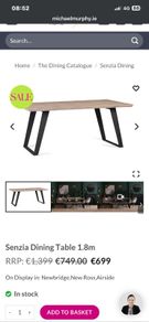 dining table and bench