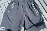 Bundle of 2 Sports Shorts - Black &amp; Grey - Size Age 9/10yrs