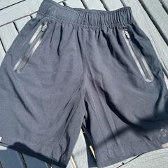 Bundle of 2 Sports Shorts - Black & Grey - Size Age 9/10yrs