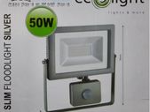 37442 Ecolight 50W LED Floodlight (Grey) with PIR Motion Detector