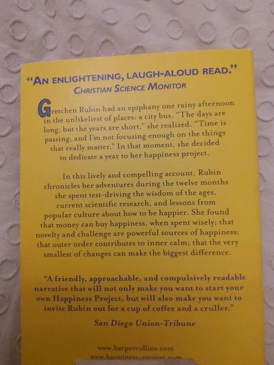 The Happiness Project by Gretchen Rubin