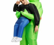 Inflatable Alien Costume, Fancy Dress Men Adult, Alien Abduction Costume, Mascot Party Costume Cosplay Outfit Adult
