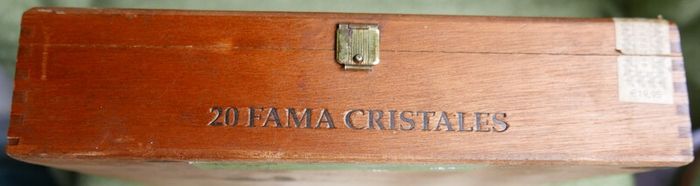 Vintage  La Fama Cigar Box, LF Cigar Box, Wooden Box, Vintage Cigar Box.