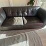 Brown Italian Leather 3+1+1 Sofa Suite Image 2