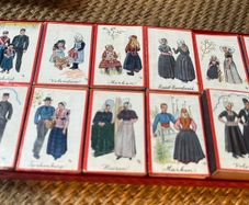 12 Vintage Dutch Matchboxes 1960s