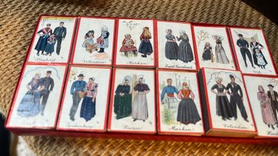 12 Vintage Dutch Matchboxes 1960s