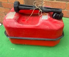 1970s Vintage Metal Petrol Can