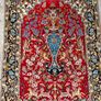 Fine Persian Qom Tree of Life Wool and Silk Image 2