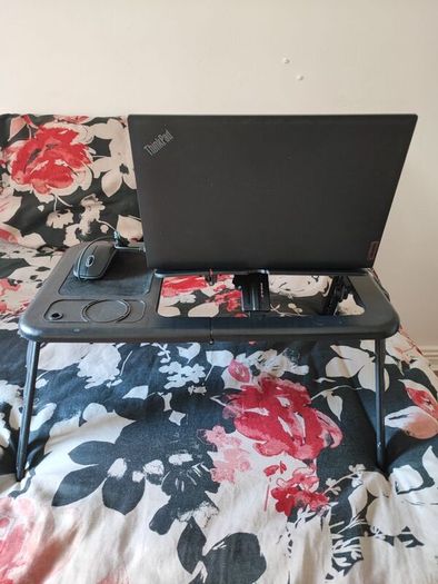 Foldable lap desk for bed sofa