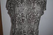 Bm skin snake print top size UK22 EU50 Perfect condition Postage included