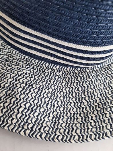 new mens navy and white sun hat