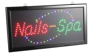 Nails SPA LED signboard
