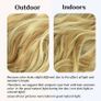 Hair Extension 18 Inch Invisible Adjustable Wire Hair Piece Curly Wavy Long Synthetic Hairpieces for Women Natural Heat Temperature Fiber (18 Inch (Pack of 1), Honey Blonde/Bleach (MULTIPLE COLOURS AVAILABLE) Image 6