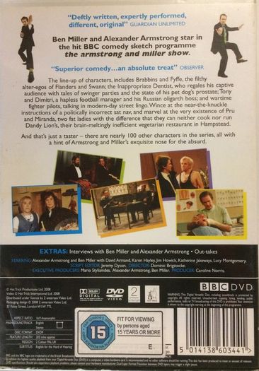 The Armstrong & Miller Show [2007] Series 1 [DVD TV Boxset]  Plays UK/IRL - Region 2