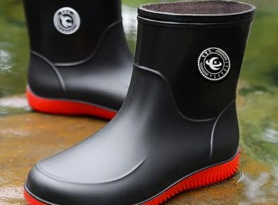 Men's Waterproof Rain Boots, size 45, new, unopened.