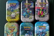 Pokemon Mini Tin Empty Original Stickers Included