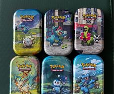Pokemon Mini Tin Empty Original Stickers Included