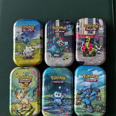 Pokemon Mini Tin Empty Original Stickers Included