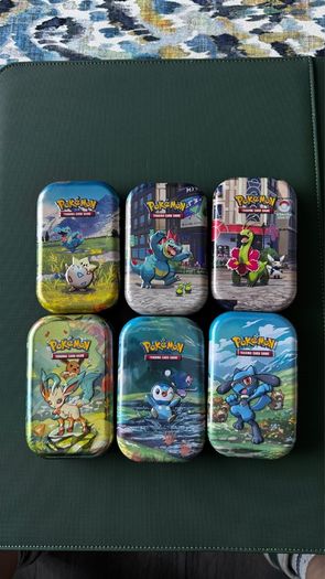 Pokemon Mini Tin Empty Original Stickers Included